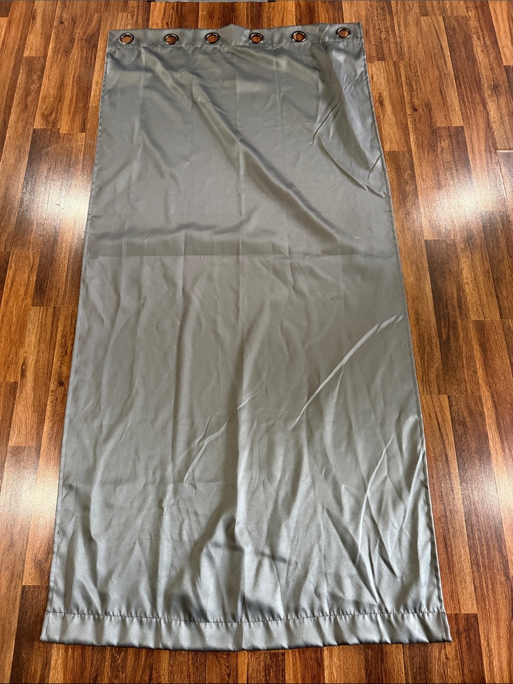 2-Sun Zero Gray Grommet Top Curtain Panels